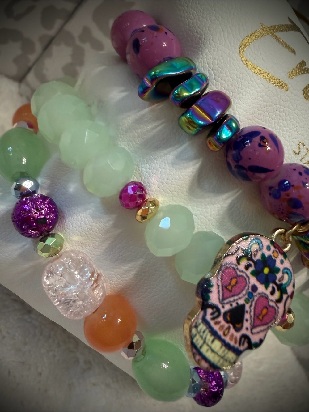 New ERIMISH Bracelets 3 Pc- Halloween - Custom Regular, Kids or Extended Size - Picture 2 of 3